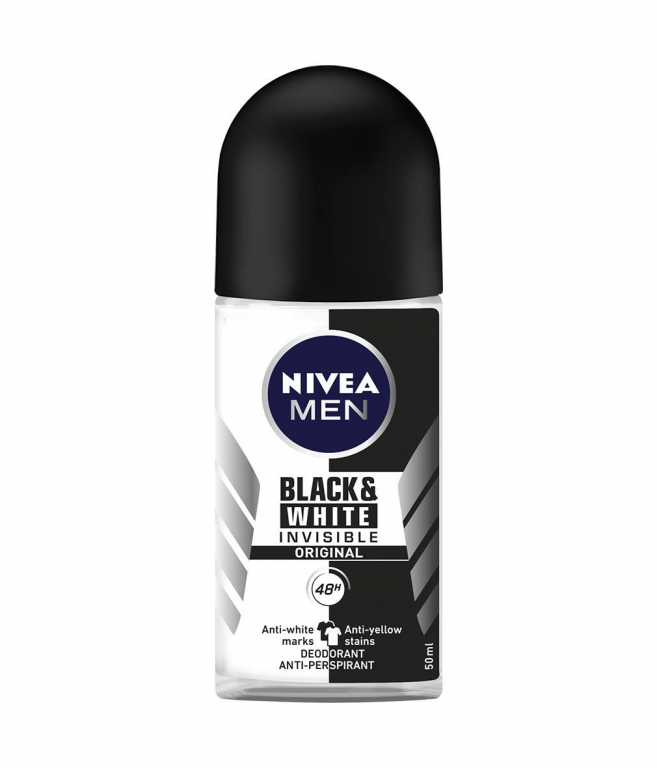 deo.nivea invisible black&white roll on ml.50